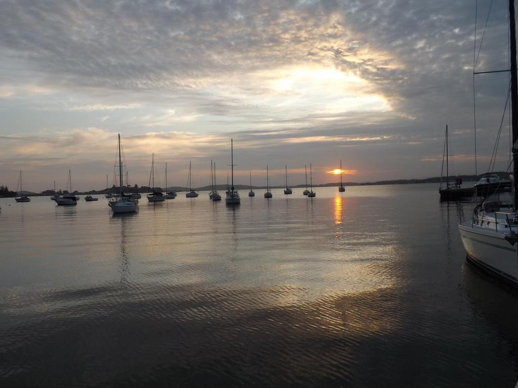 Sunset at LMYC - Catalina Yachts Lake Macquarie Rendezvous © Rod Mackay